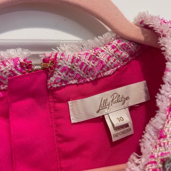 Lilly Pulitzer Vibrant Pink Tweed Set - Picture 2 of 6
